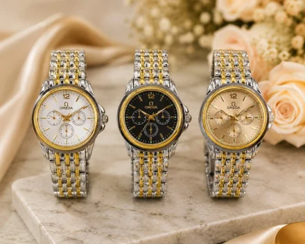 _OMEGA TWO TONE LADIES WATCH_